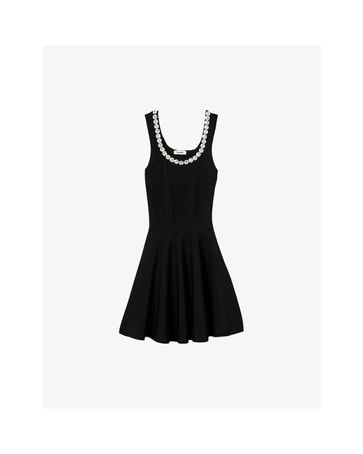 black sandro dress BLACK LONG SLEEVE Midi Dress main image 1