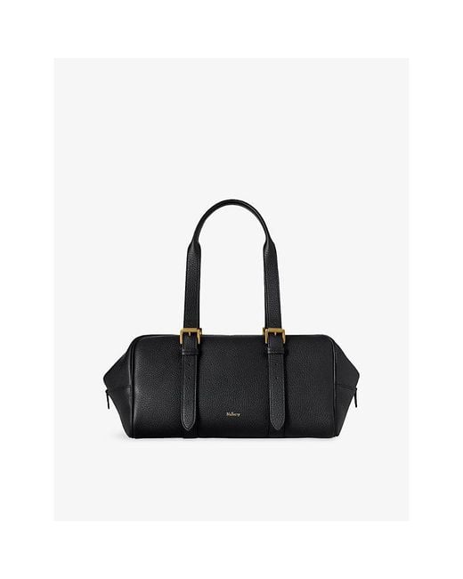 Mulberry Black Boston Leather Shoulder Bag