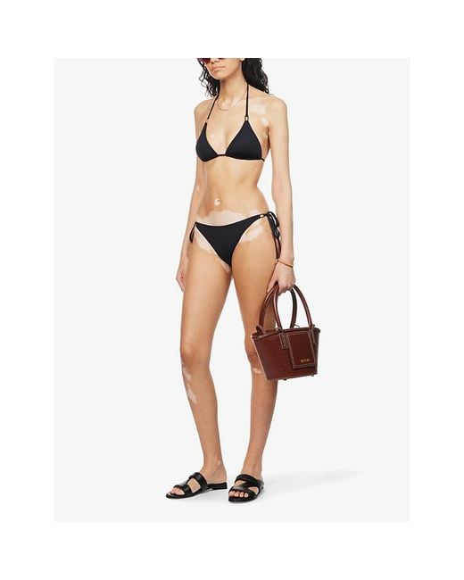 Melissa Odabash White Cancun Halter-Neck Bikini Top