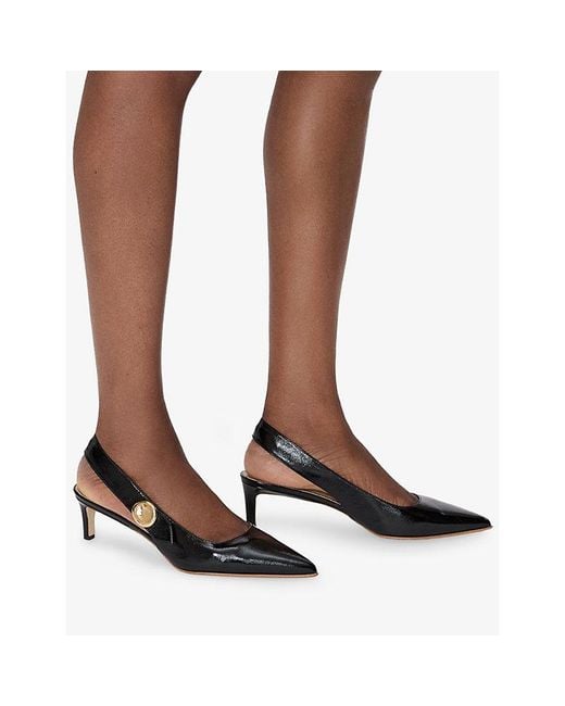 Joseph Black Cleo Patent-Leather Courts