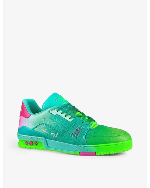 lv sneakers men green