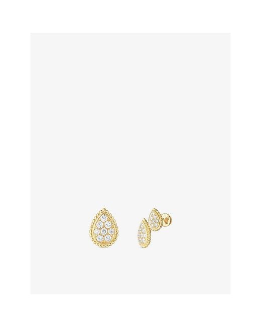Boucheron Metallic Serpent Bohème Asymetrical Xs 18Ct- And 0.81Ct Diamond Clip-On Single Earring