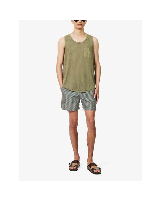 CHE Gray Sintra Recycled Polyester Shorts for men
