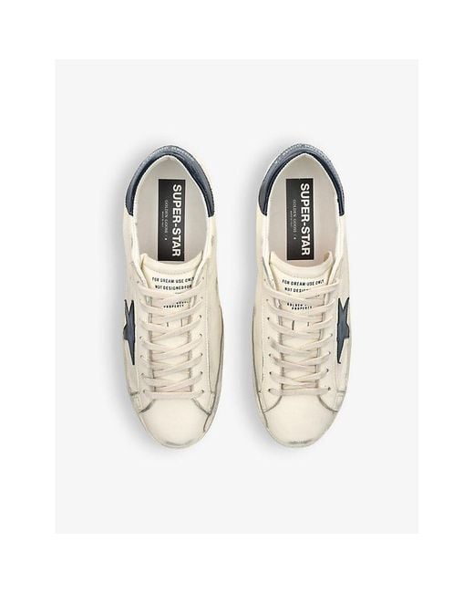 Golden Goose Deluxe Brand Natural Super-star Leather Low-top Trainers for men