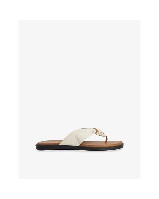 Dune Multicolor Looks Leather Sandals