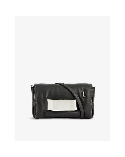 Rick Owens Pillow Griffin Leather Clutch Bag in Black for Men | Lyst