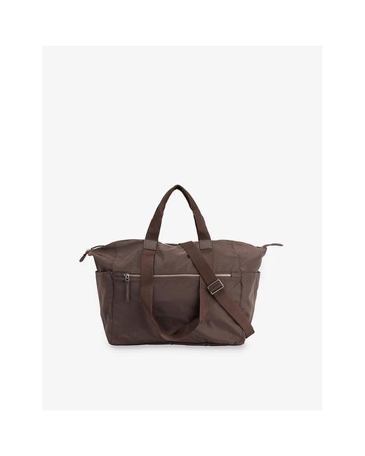 Varley Brown Montlake Nylon Weekend Bag