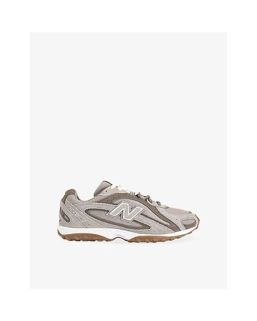 New Balance White 204L Suede Trainers