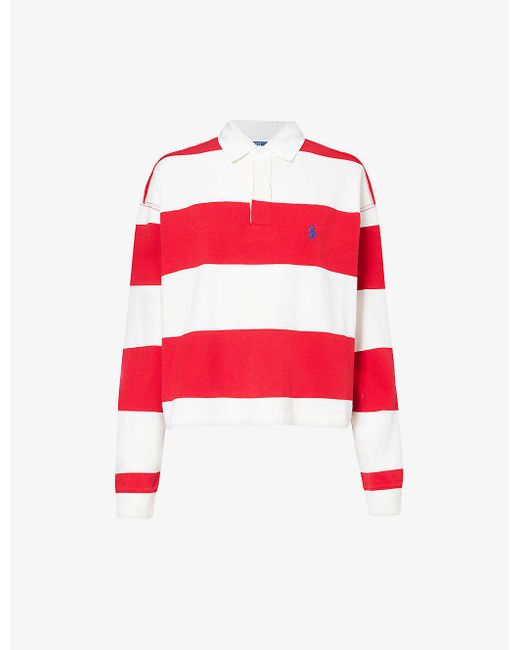 Polo Ralph Lauren Rugby Brand-embroidered Cotton Shirt X
