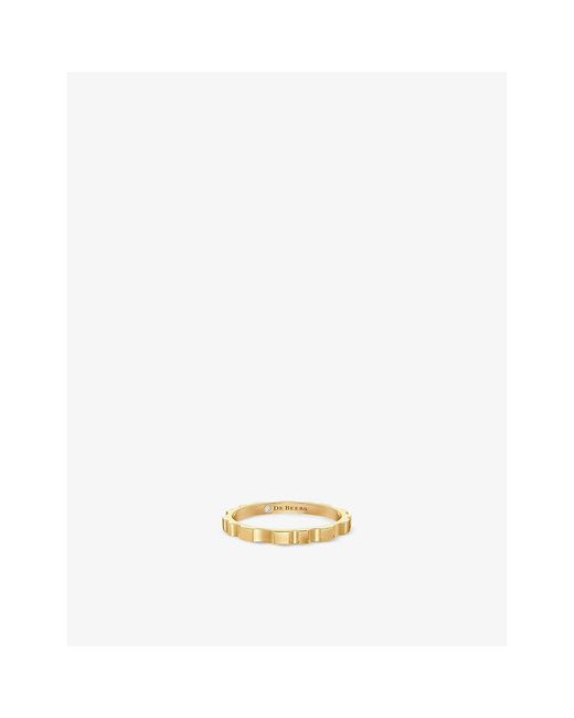 De Beers Jewellers Metallic Rvl 18Ct- Ring for men