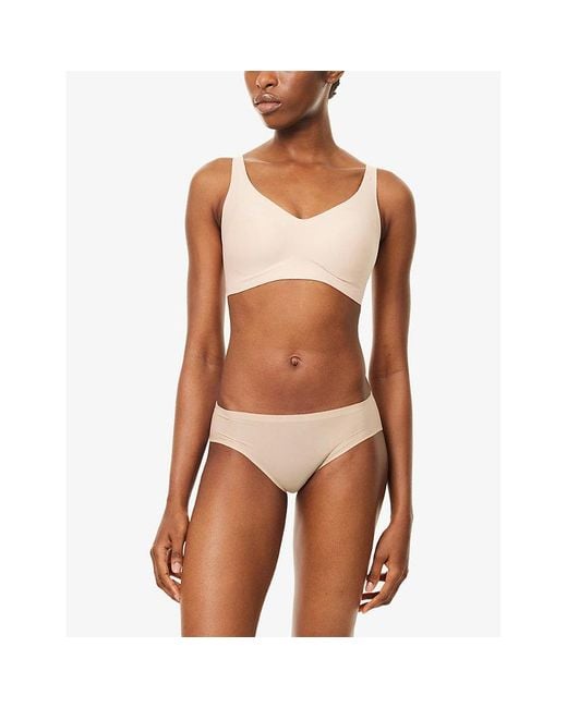 Chantelle White Lab Softstretch Power Non-Wired Bra