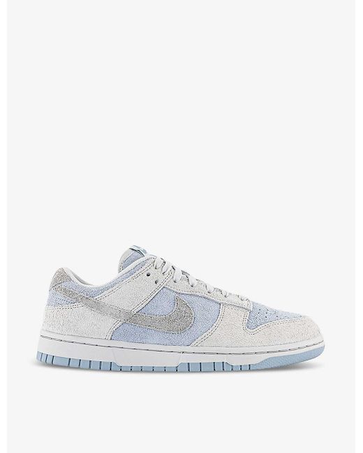 Nike White Dunk Low Chunky-sole Leather Low-top Trainers