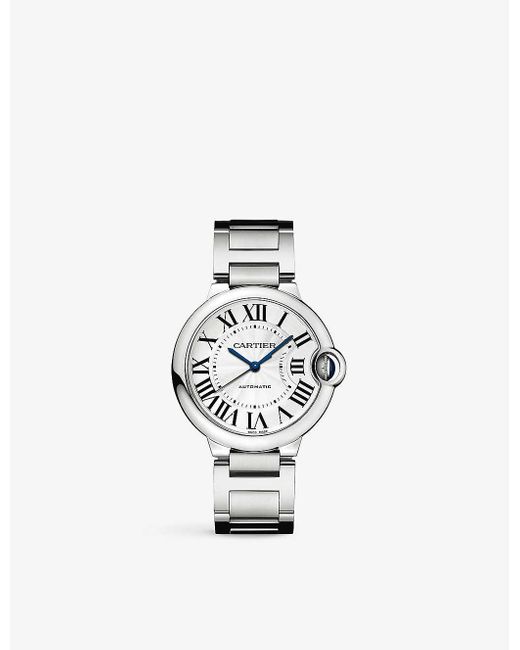 Cartier Crwsbb0048 Ballon Bleu De Mechanical Watch in White | Lyst UK