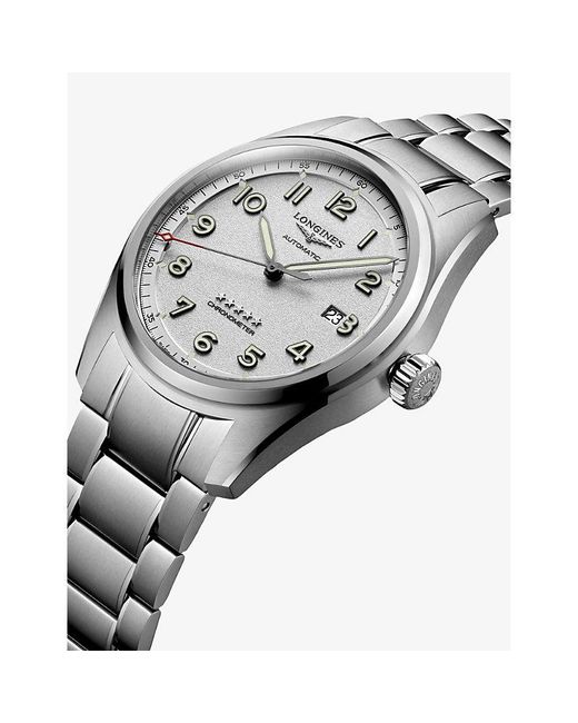 Longines Metallic L3.811.4.73.6 Spirit Stainless-Steel Automatic Watch for men