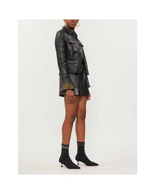 Zadig & Voltaire Black Liam Leather Jacket
