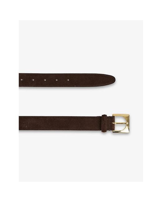 Reiss Brown Belinda Suede Belt