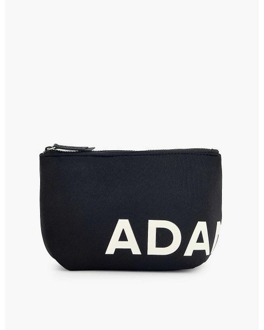 ADANOLA Blue Brand Print Neoprene Pouch