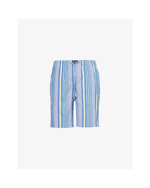 Polo Ralph Lauren Bluestripe Logo-embroidered Regular-fit Cotton Pyjamas Shorts Xx for men