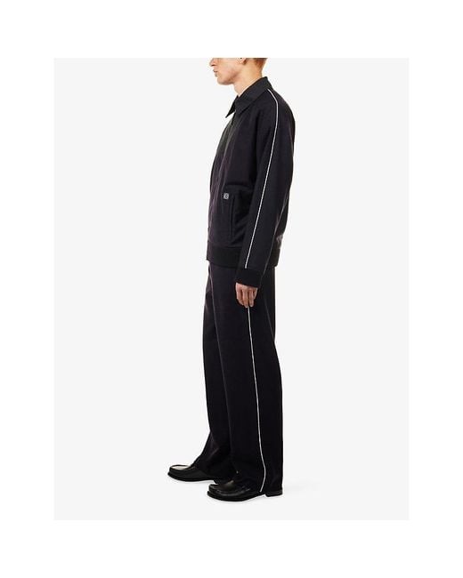 Loewe Blue Anagram Regular-Fit Wool Tracksuit Jacket for men