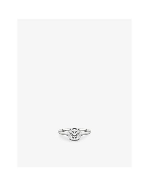 La Maison Du Couturier White Skydiamond Rae Platinum And 0.78Ct Lab-Grown Diamond Ring