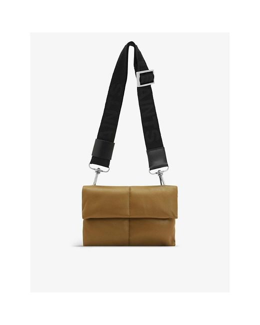 AllSaints Metallic Ezra Leather Cross-body Bag