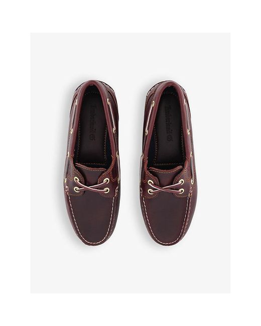Timberland Brown Classic Leather Boat Shoes