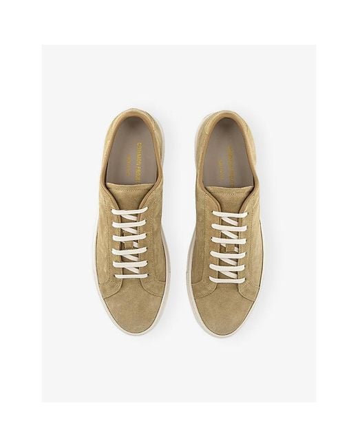 Common Projects Natural Achilles Premium Suede Trainers for men