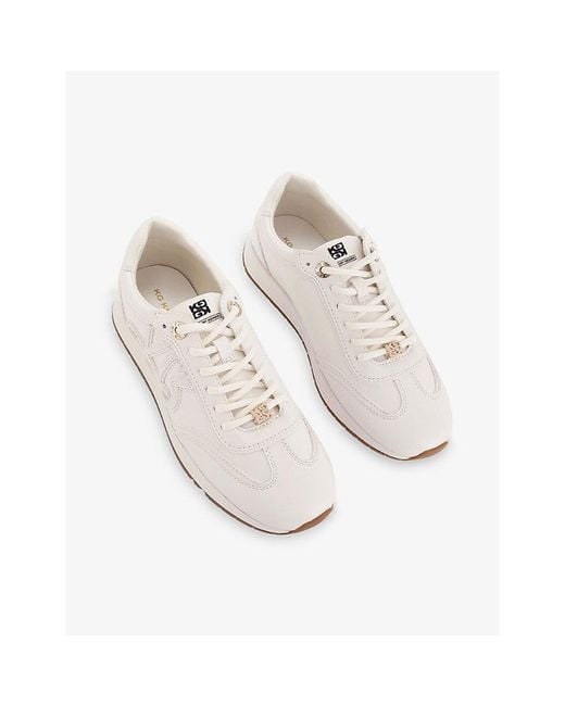 KG by Kurt Geiger White Lala Leather Trainers