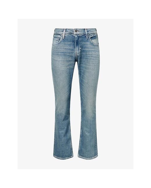 PAIGE Blue Normandie Straight-Leg Denim Jeans for men