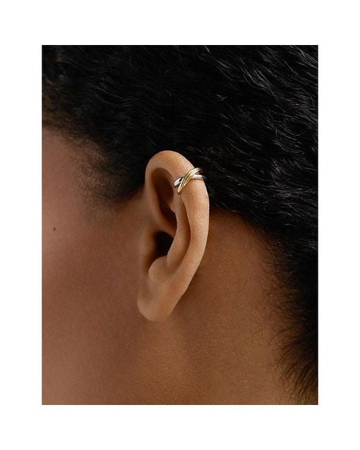 Astley Clarke Metallic Aurora Weave 18Ct- Plated Sterling- Ear Cuff