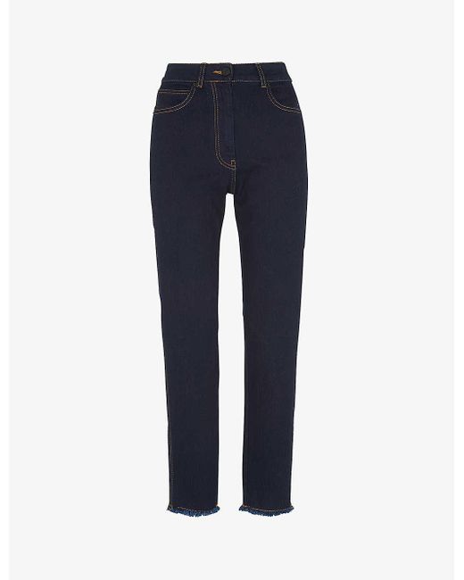 Whistles Slimfit Stretchdenim Jeans in Blue Lyst