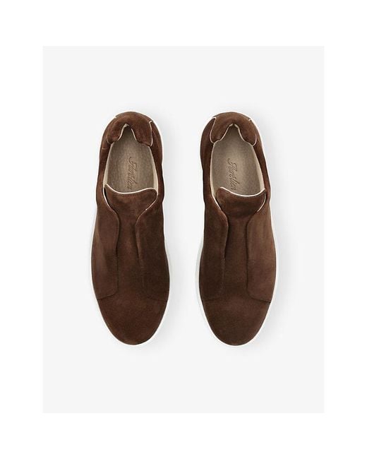 Aurélien Brown Aur3 Suede Trainers for men