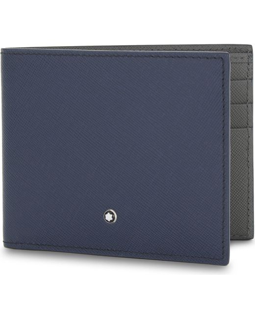 Montblanc Blue Sartorial Leather Wallet for men