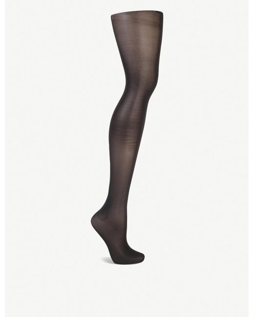 Wolford Cotton Synergy 40 Denier Tights in Black - Save 22% - Lyst