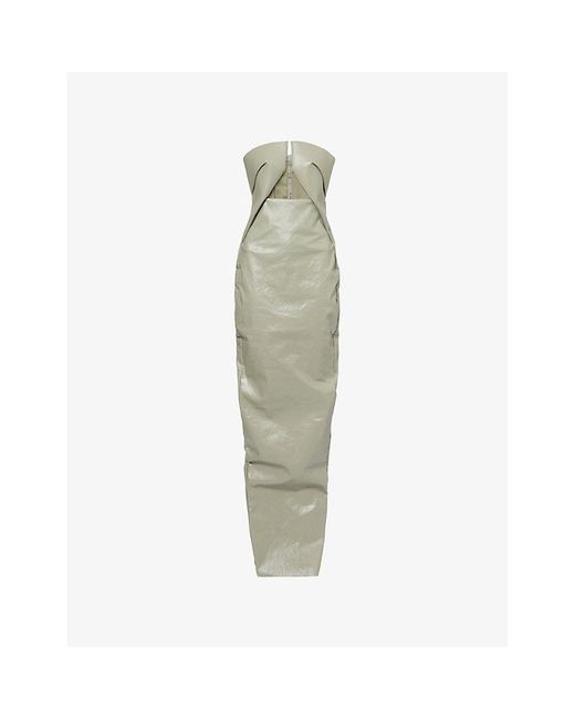 Rick Owens Green Ro P Denim Pro Gown Long