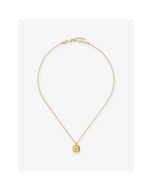 Missoma Metallic November Birthstone 18Ct Vermeil Plated Sterling Pendant Necklace