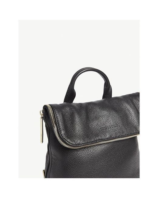 Whistles Verity Leather Mini Backpack in Black Lyst