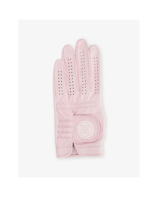 G/FORE Pink Left Signature Leather Golf Glove for men