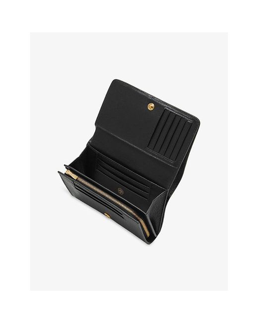Mulberry Black Continental Medium Leather Wallet