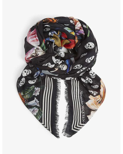 alexander mcqueen head scarf