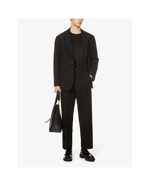 Eton of Sweden Black Slim-Fit Cotton-Jersey T-Shirt for men