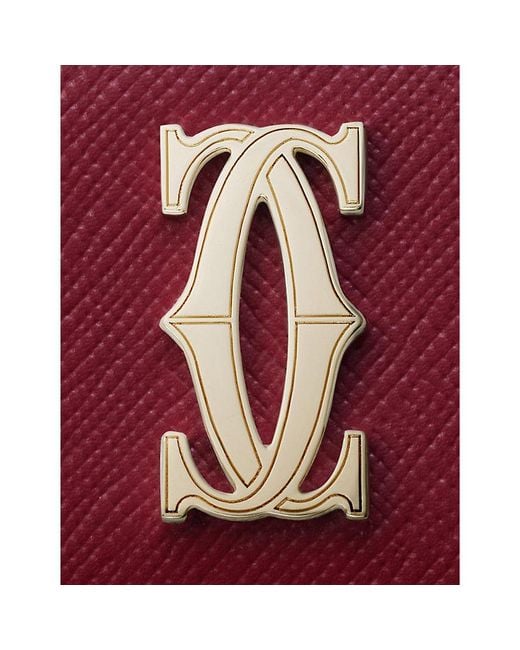 Cartier Red C De Mini Leather Wallet