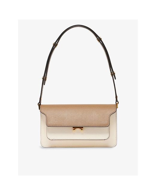 Marni 'trunk Soft' Shoulder Bag in Natural