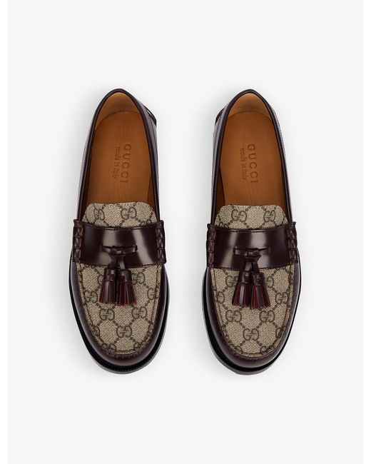 Gucci Kaveh Logo-embellished Leather 
