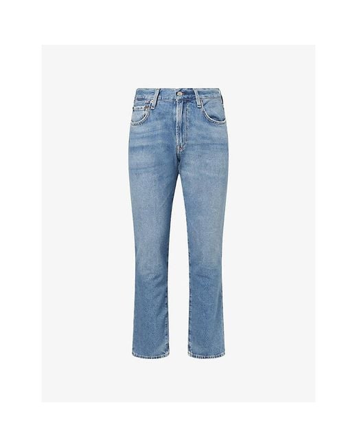 Citizens of Humanity Blue Elijah Straight-Leg Denim Jeans for men