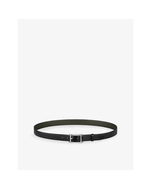 Cartier Black Tank De Leather Belt for men