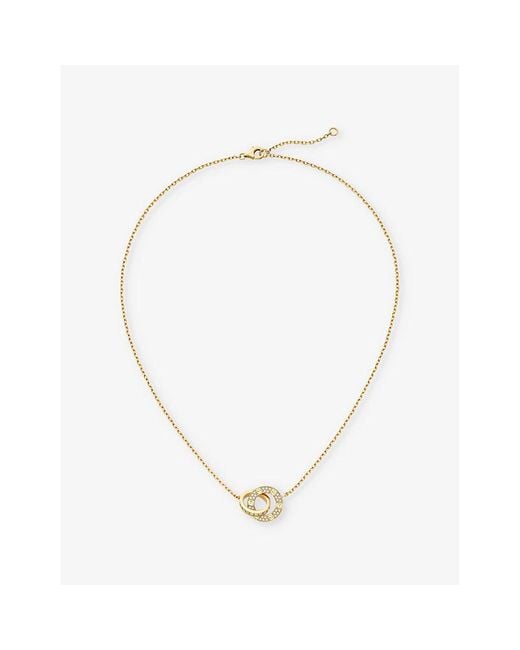 Cartier Metallic Love 18Ct- And 0.30Ct Diamond Necklace