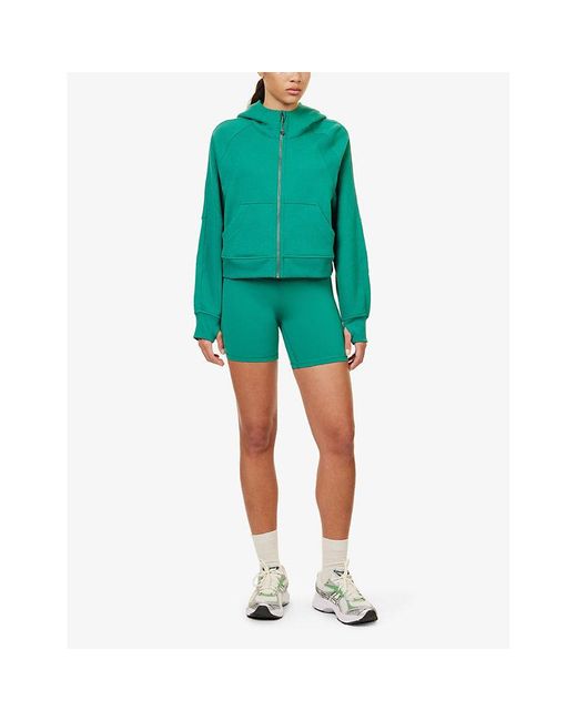 lululemon athletica Green Scuba Oversized-fit Cotton-blend Hoody