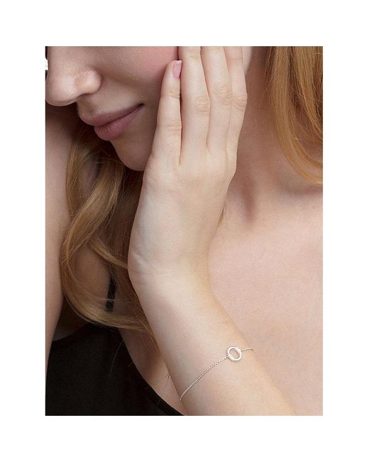 Thomas Sabo White Circle Sterling And Zirconia Bracelet