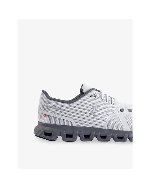 On Shoes White Cloud 6 Mesh Low-Top Trainers for men